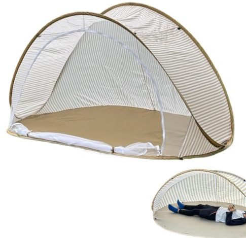 Tienda de playa para niños Portátil Protección UV Para 2-3 Personas Con | de Playa Montaje Rápido y Sencillo para picnic, jardín, parque, viaje, camping, niños y niñas
