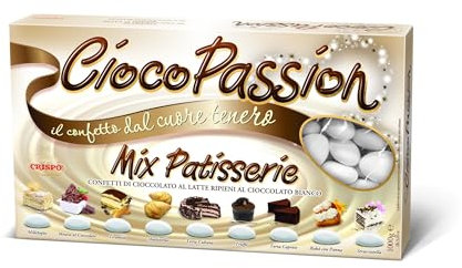 Crispo Confetti Cioco Passion Mix Pâtisserie – Blanc – 1 kg