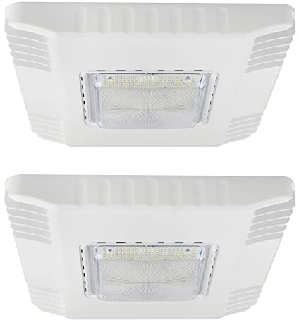 LED Canopy Gas Station Light, 150W 21000LM Surface Mount LED Carport Ceiling Light 5700K (600W HID/HPS Equivalent), 100-277V IP65 UL Listed