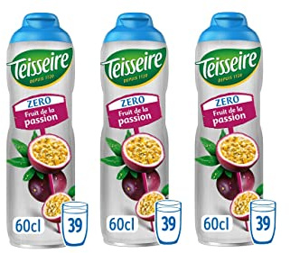 Pack de 3 sirops sans sucre passion