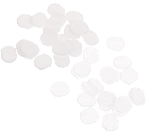 TEHAUX 40stücke Ovaler Ohrclip Polster Transparente Ohrclip Zubehör Schmerzfreie Ohrpolster rutschfeste Matte Geeignet Für Clip-ohringe