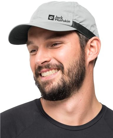 Jack Wolfskin Unisex Strap Cap Baseballkappe, cool Grey, One Size