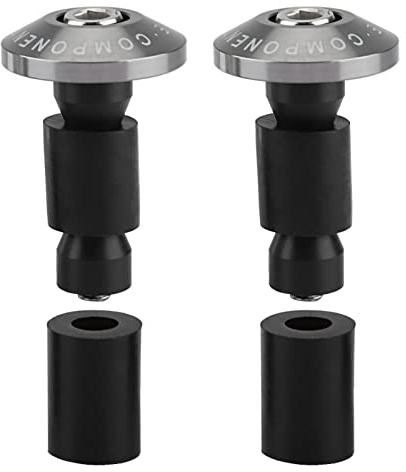 VOBOR Lenkerendkappe, 22 Mm 7/8 Zoll Motorrad-Lenker-Endschieber-Stecker Für Racing ATV Offroad(Grau)
