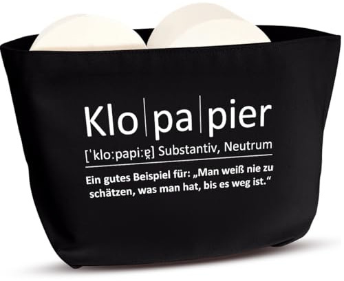 COZYINT® [DAS ORIGINAL] toilettenpapier aufbewahrung lustig – klopapier Rollen Organizer, wc Papier ersatzrollenhalter, toilettenpapieraufbewahrung