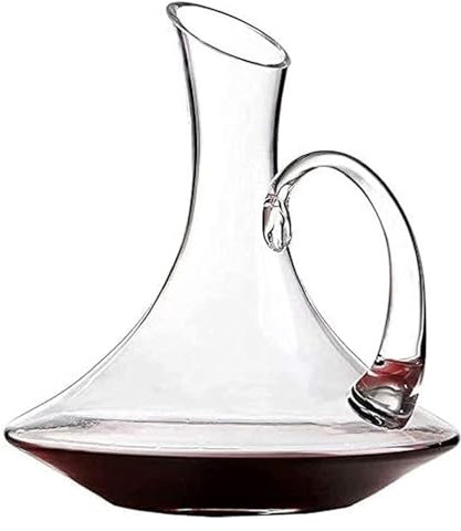 CHAASDEOM Despertador, Despertador de Whisky Decanter Decanter Wine Decanter Wine Decanter -100% Hand Blown Crystal Glass, Red Wine Carafe, Wine Gifts