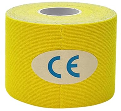 LearnLyrics Synthetisches Sport-Kinesiologie-Tape, athletisches Band aus elastischer Baumwolle | atmungsaktives Kinesiologie-Tape, vorgeschnittene Bänder zur effektiven Unterstützung, elastischer