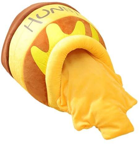 Lit pour chat – Tente semi-fermée Honeypot pour chat – Lit lavable en forme de nid d'abeille pour chats et petits chiens