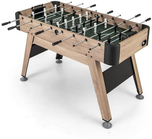 COSTWAY bordsparckare barn, kickerbord med 2 bollar och 26 kicker & 2 poängräknare, fotbollsbord med höjdjusterbara fötter, bordsfotboll spelbord för barn och vuxna, 117 x 67,5 x 84,5 cm