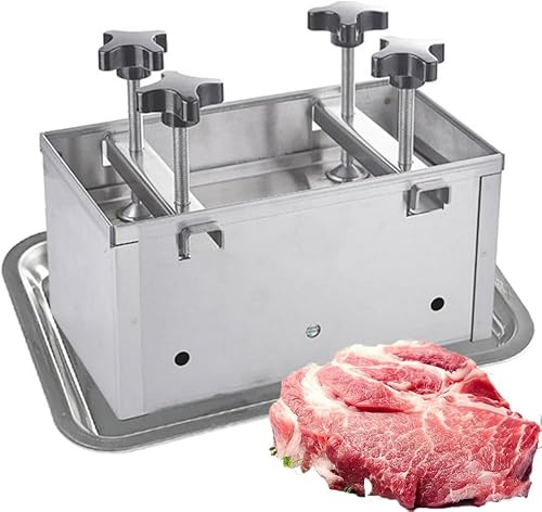 Stampo per carne resistente in acciaio inossidabile 304, per uso alimentare, per prosciutto, polpettone, terrina per cucinare, adatto al congelatore, per ripieno (B2,4 kg)