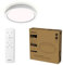 Philips Plafonnier LED avec télécommande, Rond, 30 cm, Lumière blanche réglable et dimmable, Idéal pour le salon ou la chambre, Sans scintillement ni éblouissement, Design moderne, Blanc
