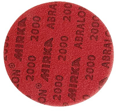 HBALDTEDC Schleifschwämme Block Pad Disc, 6-Zoll-Schwamm-Schleifpapier, rund, beflockt, pneumatisch, Polier-Schleifpapier, Durchmesser 150 mm(1000 grit 1pcs)
