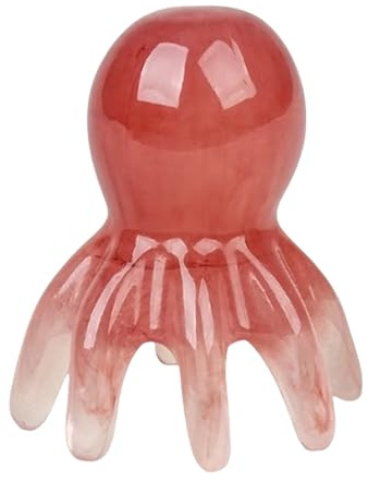 Djowyh Appareil de massage du cuir chevelu - Tentacule - Pour cuir chevelu - Soin de santé pour le corps, la tête, le dos, la maison, la douche, les voyages, les amis et la famille