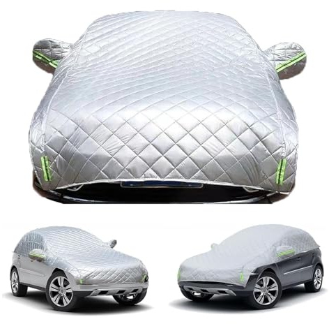 Cubierta antigranizo para Coche para Mercedes GLC 220 d 4MATIC 2024-, Funda Coches Exterior,Funda Protectora,Invierno Protección Nieve y Viento,para la mayoría de los berlinas y SUV