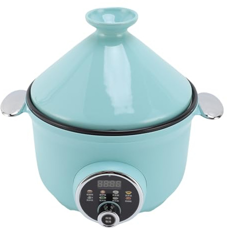Haofy Autocuiseur Intelligent, Pot Intérieur Antiadhésif, Style Tajine Marocain de 3,2 L pour les Repas de Famille (Prise UE 220V)