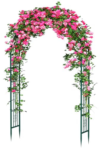 Arche de jardin pour rosiers (vert)