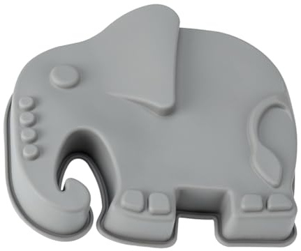 HGSHUO Silikonformen Elefant Backform Kuchenform Silikon Form Kuchenbackform Mousse Schokoladenformen Motivbackformen Gelee Dessert Soap Geburtstag Weihnachten