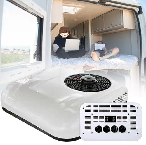 Condizionatore d'aria portatile di CC, unità di raffreddamento 2200W per camion, escavatori e camper