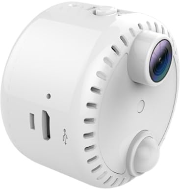 TEMOOUES Caméra Facile à Installer avec Batterie Caméra de pour Les surveillances de Bureaux et de magasins Surveillances sans Fil