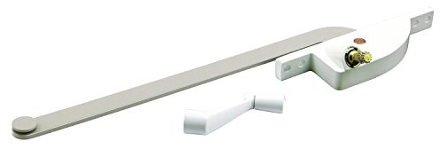 Prime-Line H 4297 Steel Casement Operator, 9 In. Arm, Teardrop Housing, White, Right (Single Pack)