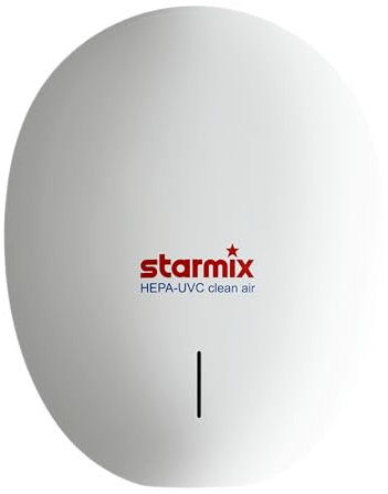 Starmix Warmluft-Händetrockner T-C BL HEPA (Händetrockner - Hygienisch, nachhaltig, effizient mit HEPA Filter und UV-C Lampe) Nr. 105000