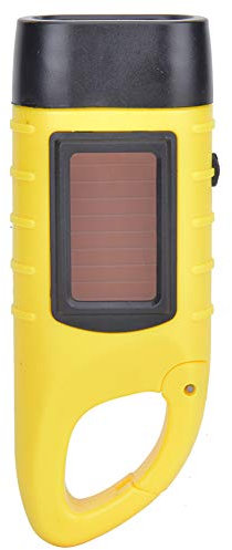 Lampe de Poche LED Rechargeable à énergie Solaire à Manivelle, Lampe Torche de Auto-alimentée, Lampe Torche LED D'urgence – Idéale pour le Camping, L'escalade, le Sac