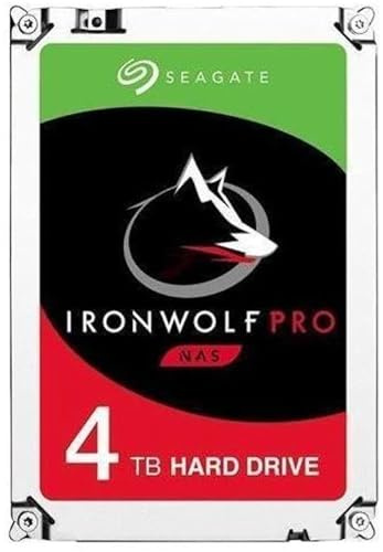 Seagate IronWolf Pro ST4000NE001 - HDD - 4 TB - Internal - 3.5 - SATA 6Gb/s - 7200 RPM - Buffer: 256 MB - with Piano di Assistenza Recupero Dati di Emergenza di 2 Anni