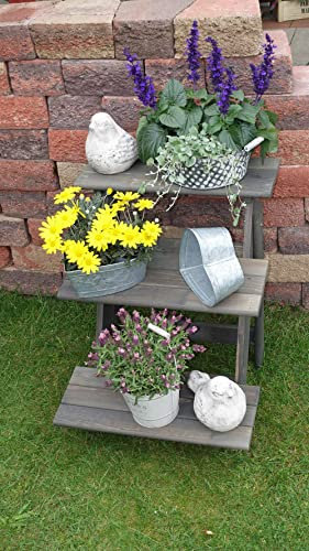 Promadino Blumentreppe klein, grau