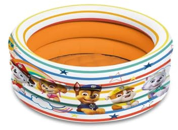 Mondo Toys - PAW PATROL | 3 Rings Pool INLATED BASE - aufblasbares Baby-Pool - 3 Ringe - Durchmesser 60 cm - +10 Monate - 16918