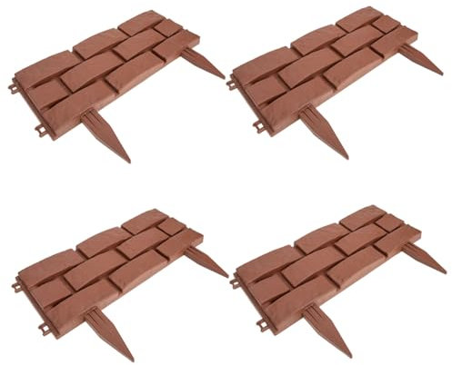 BESPORTBLE 4stücke Teiliges Dekorativer Kunststoffzäune Im Europäischen Stil Für Garten Freizeitgestaltung Und Landschaftsdesign Für Höfe Und Blumenbeete