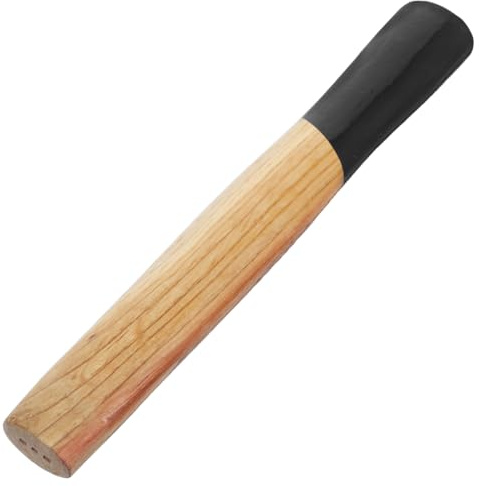 PartyKindom Wooden Hammer Handle, 10 Inch Wood Grip Replacement for Drilling Hammer Sledgehammer Rubber Mallet - Easy to Install