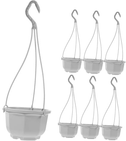 Sosoport Edle Blumentöpfe Aus Kunststoff Zum Hängen - 10er Set - Ideal Für Orchideen - Gartendeko Einfaches Aufhängen