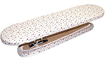 Tabla de planchar profesional Placa de planchar de dos caras, Tabla de planchar pequeña multifunción de escritorio for el hogar, Tabla de planchar de madera maciza Tabla de planchar ajustable(D)