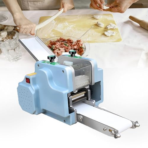 Macchina per la lavorazione automatica, macchina elettrica per ravioli wonton da 120 W, macchina per ravioli commerciali, 50-60 pezzi/min, per cucina, negozi di pasta,110V