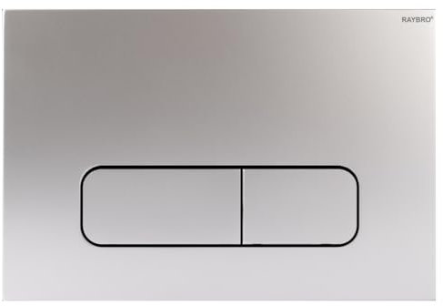 Raybro Betätigungsplatte RAYBRO „Mocha 25“ 24,5 × 16,5 × 1,26 cm in mattchrom