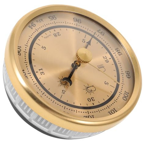 BESPORTBLE Portable Barometer Mit Hygrometer Und Thermometer Präzises Luftdruckmessgerät Für Wettervorhersage Und Leicht Für Zuhause Und Unterwegs