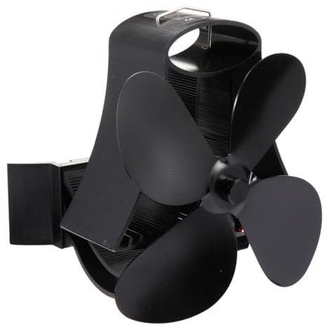 Cabilock Ventilatore Per Stufa A Ventilatore Termico - Silenzioso in Lega Di Alluminio Ventola Di Conversione Del Calore Da 60 A 350 °c