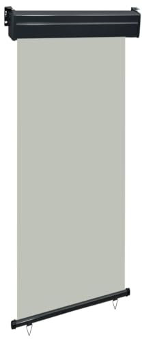 Xichuzi Toldo Lateral de balcón Gris 80x250 cm, Toldos Exterior Terraza, Toldo para Balcon, Toldos Jardin, Toldo Privacidad Balcon, Toldos Terraza - 48410