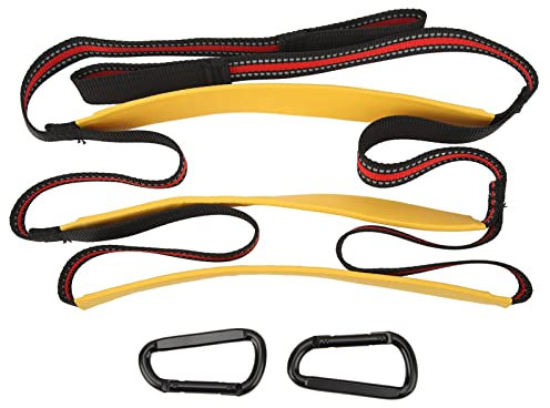 Bootsstrickleiter, Marine Strickleiter, 3 Stufige, Leichte, Abnehmbare, rutschfeste Verlängerungsstrickleiter aus Nylon für Boote