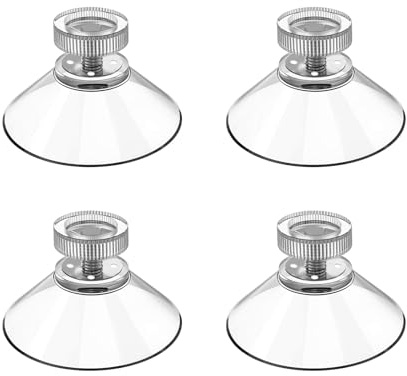 Ventouse À Visser, Ventouse Avec Vis, Fixation Pratique Et Robuste, Fixation Transparente M4-40 Mm, Crochet À Vis Et Écrou, Fixation Solide Pour Table En Verre, Cuisine, Appartement, Salle De Bain,