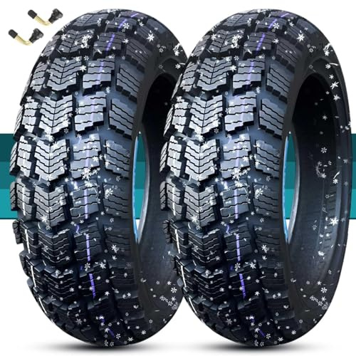 130/70-12 Winter-Motorradreifen Tubeless Allrad-Grip 130/70/12 8PR 64J 130 70 12 300kPa Vorne Hinten(2pcs)