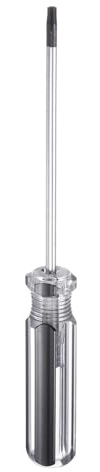 QUARKZMAN Cacciavite Torx aimanté Asta 4x75mm Testa A Stella 6 Punte T10H Acciaio Con Impugnatura Antiscivolo Per Riparazione E Miglioramento Elettrodomestici Nero