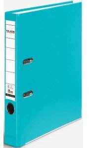 Falken 25 x Ordner PP-Color A4 50mm türkis