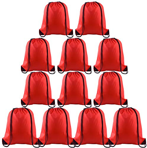 FEPITO 2/8/12/15/16/22 Stück Kordelzug-Rucksack für Fitnessstudio, Reisen
