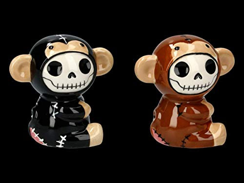 Furrybones Salz- und Pfefferstreuer - Munky, Keramik, H 8 cm