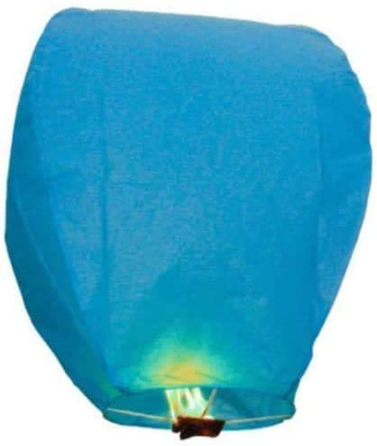 20 Blue - Eco-Friendly Chinese Flying Sky Lanterns (A Liittle Tree)