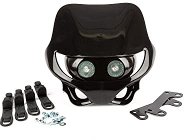 Scheinwerfermaske Enduro schwarz Supermoto 50cc