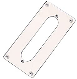 Alnicov Humbucker zu Single Tonabnehmer Adapter Montagering für Telecaster Gitarre Bridge Pickup, Silber Acryl Spiegel