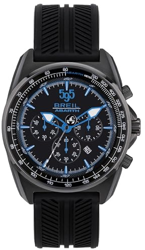 Breil, Chronographe pour Homme Collection Abarth, Montre pour Homme au Design Original, avec Mouvement Epson YM12 et Résistance à l'eau jusqu'à 10 ATM