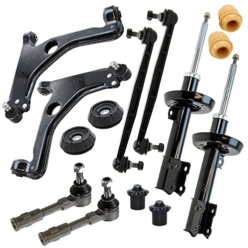 ATEC Germany 2x Gasdruck Stoßdämpfer Vorne Federbein inkl. Domlager & | Kompatibel mit: OPEL ASTRA G Cabriolet, ASTRA G Caravan, ASTRA G CC, ASTRA G CLASSIC Caravan, ASTRA G Coupe