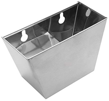 EHJRE Flaschenverschluss Auffangbox Zur Wandmontage An Der Bar, Silber